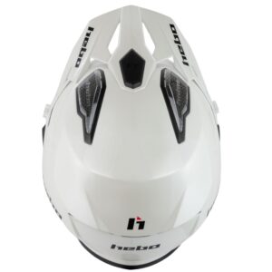 Casco jet HEBO Zone 5 Monocolor Blanco