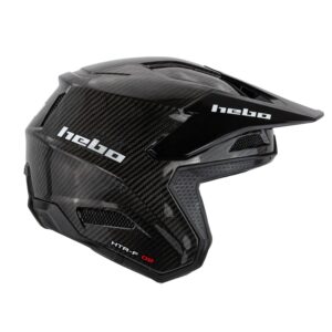 Casco jet HEBO Zone Race Carbon K3 Negro