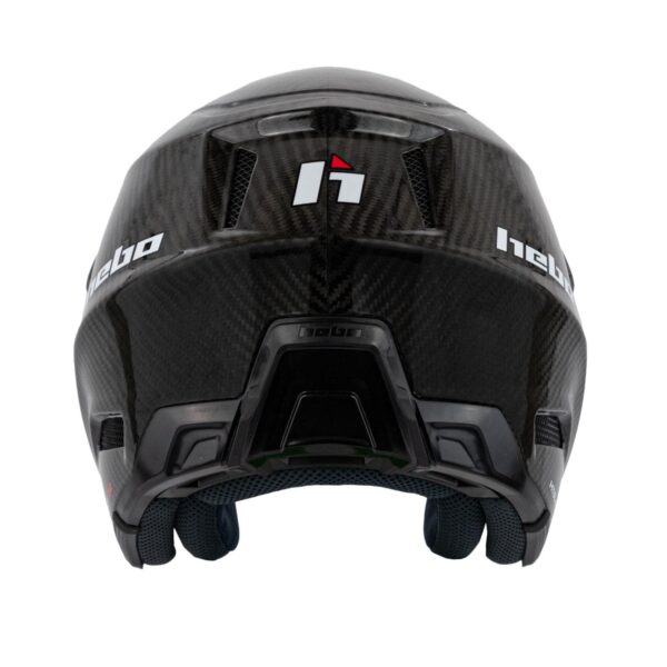 Casco jet HEBO Zone Race Carbon K3 Negro