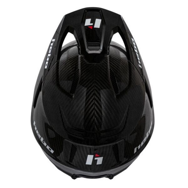 Casco jet HEBO Zone Race Carbon K3 Negro