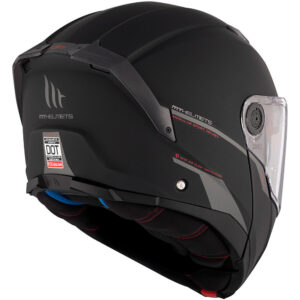 Casco modular MT Atom 2 SV Solid Negro Mate