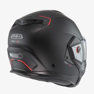 Casco modular NZI Fastback Duo Solid Negro Mate