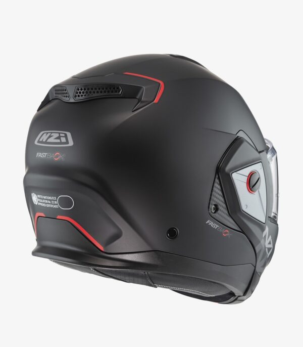 Casco modular NZI Fastback Duo Solid Negro Mate
