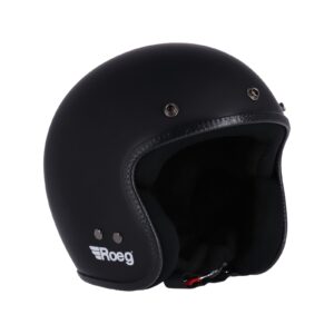 Casco jet ROEG Jett Solid Negro Mate