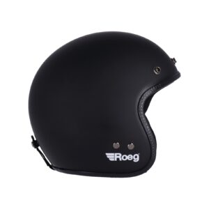 Casco jet ROEG Jett Solid Negro Mate