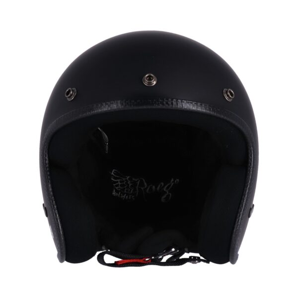 Casco jet ROEG Jett Solid Negro Mate