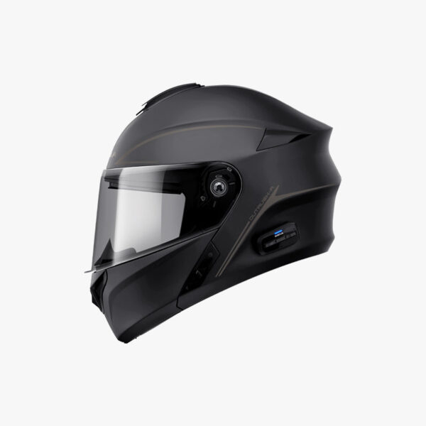 Casco modular SENA Outrush R Solid Negro Mate