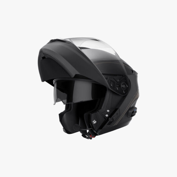 Casco modular SENA Outrush R Solid Negro Mate